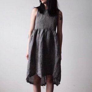 Ovate Washed Linen Dress